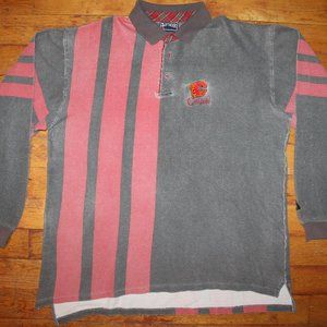 Vintage 90s Calgary Flames Polo Shirt